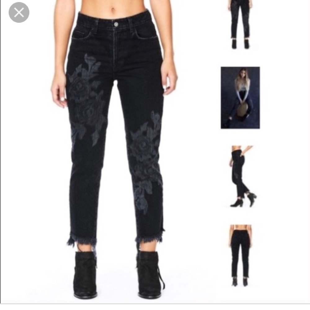 CARMAR Laser Cut Design Jeans